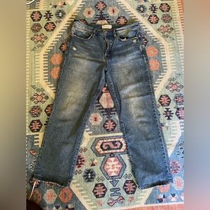 Free people mid rise denim!